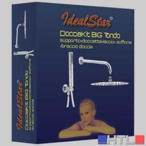 SET DOCCIA CROMO TONDO - dm 200