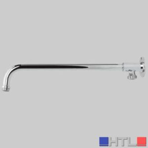 BRACCIO DOCCIA CON PRESA ACQUA ESTERNA - cm 30 1/2x1/2