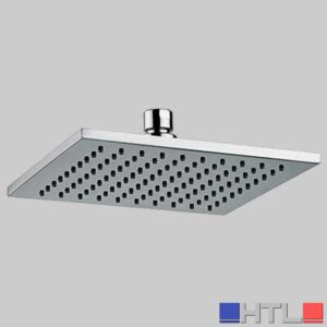 SOFFIONE DOCCIA SATURNO OTTONE CROMATO - 1/2 - 200x200 mm