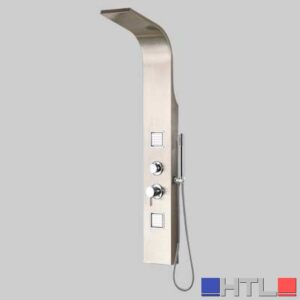 PANNELLO DOCCIA INOX MODELLO VEGA - Versione Idro