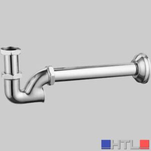 SIFONE PER LAVABO AD U CON ISPEZIONE POSTERIORE "ZETA" - 1"1/4