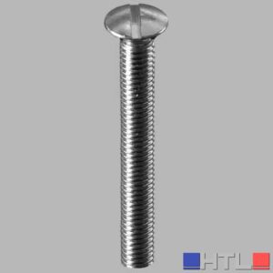 VITE IN OTTONE PER ANELLO INOX - mm 30 cromata (Confezione da 10)