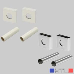 KIT COPRITUBO QUADRO - Bianco