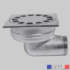 POZZETTO SIFOIDE SCARICO LATERALE - 1"1/4 100x100 per pavimento