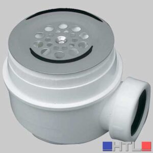 PILETTA IN PVC SIFONATA PER PIATTO DOCCIA - Dm.40x1"1/2