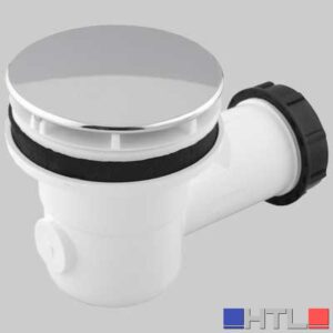 PILETTA PER PIATTO DOCCIA Ø 60 CON TAPPO ABS CROMATO - 40x 1"1/2