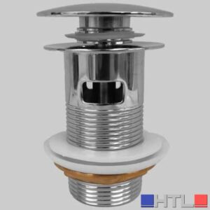 PILETTA A SCATTINO IN OTTONE PER LAVABO - 1" 1/4