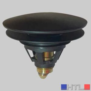 TAPPO SALTERELLO UNIVERSALE CLICK CLACK NERO OPACO - Ottone