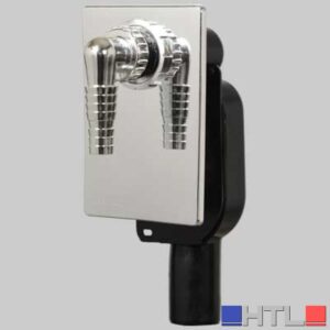 SIFONE INCASSO LAVATRICE COBRA X LUSSO - 40/50 piastra inox