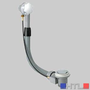 COLONNA SCARICO VASCA IN POLIPROPILENE - 1"1/2 a sedere L 56÷65 cm