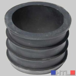 RIDUZIONE IN GOMMA NERA PER RACCORDO TUBI - 75 x 63