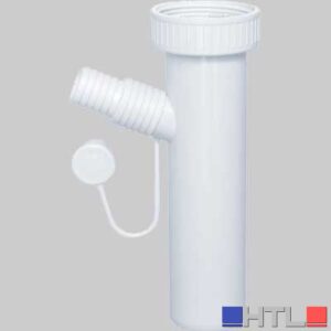 CANOTTO 1 ATTACCO LAVATRICE - 1"1/2 - Ø40