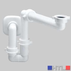 SIFONE SALVASPAZIO PER LAVABO CONSOLLE - 1"1/4 x 32÷40