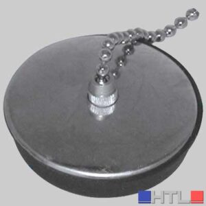 TAPPO CON COPRITAPPO INOX - Ø 40 (Confezione da 5)