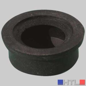 MORSETTO IN GOMMA NERA PER CURVE TECNICHE MM 32 - Ø 26