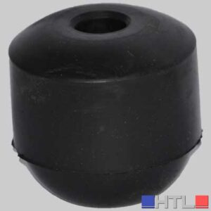 SFERA IN GOMMA NERA ANTICALCARE - Ø est. mm 58 H 59 mm