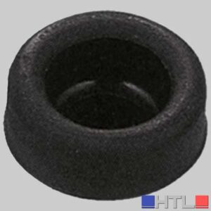 BIMORSETTO IN GOMMA NERA - Tubo Ø 32 x Can 26 mm