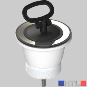PILETTA IN PVC PER LAVELLI SINTETICI.PORCELLANATI E INOX - 1"1/2
