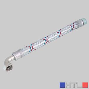 Flessibile antivibrante con curva 3/4 x 3/4 - cm 40