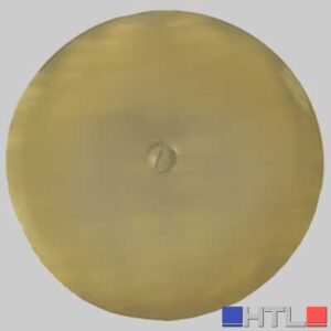PIATTELLO CHIUSO CON VITE BRONZATO - mm 150