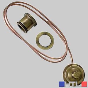 RACCORDO CON PULSANTE BRONZATO - -