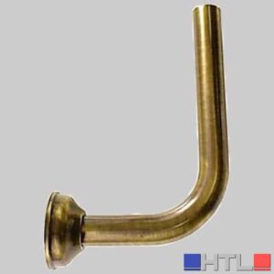 TUBO A 90° PER CASSETTA ALTA BRONZATO - Ø 30 200x300
