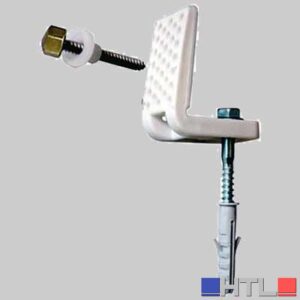 KIT FISSAGGI VASO/BIDET LATERALE BRONZATI - foro laterale