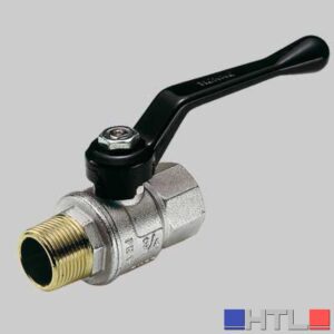 VALVOLE A SFERA PASSAGGIO TOTALE M-F LEVA ALLUMINIO MOD. TORNADO - 1" DN 25 PN 30