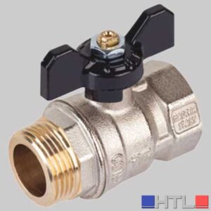VALVOLA A SFERA PASSAGGIO STANDARD M-F FARFALLA ALLUMINIO - 1" PN 30
