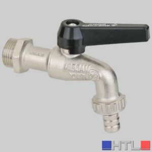 RUBINETTO PORTAGOMMA LEVA ALLUMINIO PESANTE - 1/2
