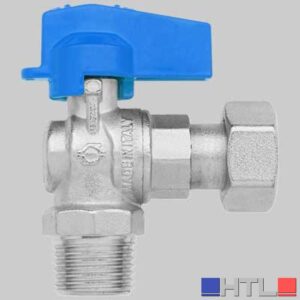 MINI RUBINETTO A SFERA SQUADRA MF - 1/2-1/2 dado girevole