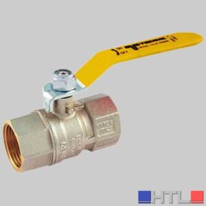 VALVOLA SFERA GAS F/F LEVA ACCIAIO - 1" MOP5