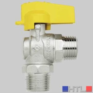 RUBINETTO A SQUADRO GAS M/M - 1/2 - 1/2