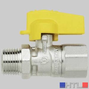 RUBINETTO GAS M/F DIRITTO - 1/2 - 1/2