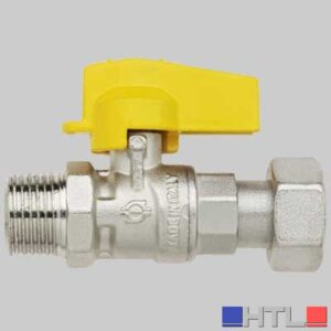 RUBINETTO DIRITTO MASCHIO CON DADO GIREVOLE - 1/2 x 1/2 G