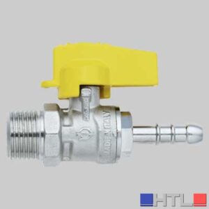 RUBINETTO DIRITTO GAS MASCHIO PORTA GOMMA - 1/2 x 14