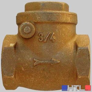 VALVOLA A CLAPET IN OTTONE SEDE GOMMA - 1"