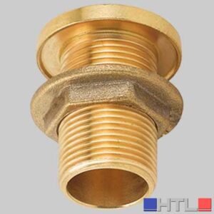 RACCORDO PER CASSONE IN OTTONE - 1" Fil. Int. 3/4