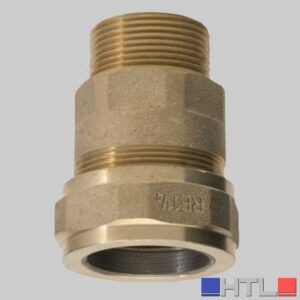 RACCORDO OTTONE PER TUBO FERRO M - 1"