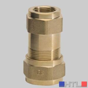 RACCORDO OTTONE PER TUBO FERRO F - 1"