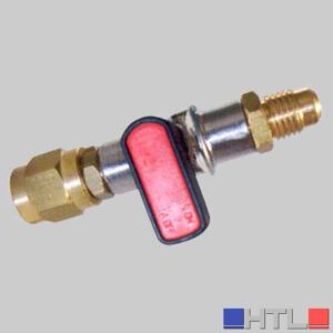 RUBINETTO PER BOMBOLE DA 1 KG - 1/4 R22-R422-R407