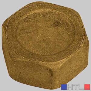 TAPPO FEMMINA OTTONE GIALLO - 1"