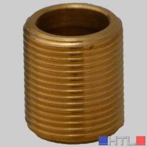 NIPLES TUTTO FILETTATO OTTONE GIALLO - 1/2