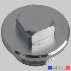 TAPPO MASCHIO CON QUADRO OTTONE CROMATO - 1"