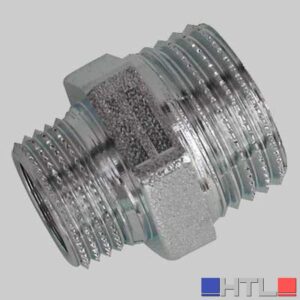 NIPLES RIDOTTO OTTONE CROMATO - M 1" x 1/2 M