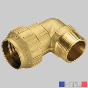 RACCORDO A GOMITO MASCHIO COBRA RING - 20 x 1/2