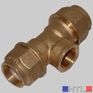 RACCORDO A TEE FEMMINA ANELLO RESINA - 25 x 3/4 x 25