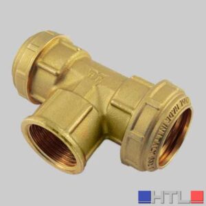 RACCORDO A TEE FEMMINA PN 25 COBRARING - 20 x 1/2 x 20