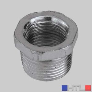 RIDUZIONE CON VITE MASCHIO/FEMMINA ACCIAIO - 1" x 1/2