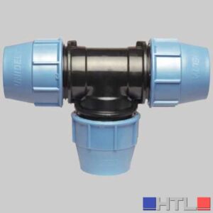 RACCORDO A TEE DOPPIO PLASTICA - 110